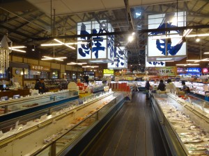 Lebensmittelgeschäft in einem der alten Warenhäuser